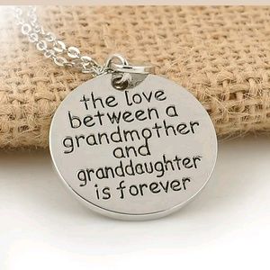 In memory of grandmother necklace